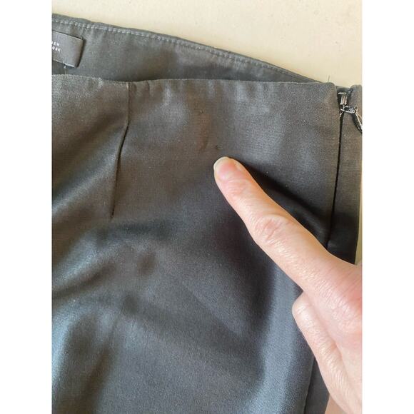 Lafayette 148 Pants Size 2 Straight Leg Black Front Pleated Dressy Office Work - Picture 10 of 12